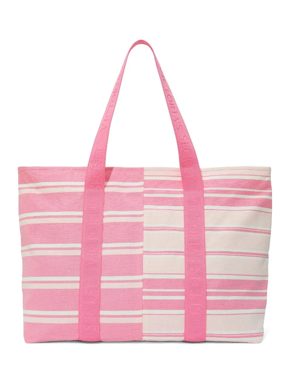 Victoria's Secret Heritage Stripe Canvas Tote Bag NWT